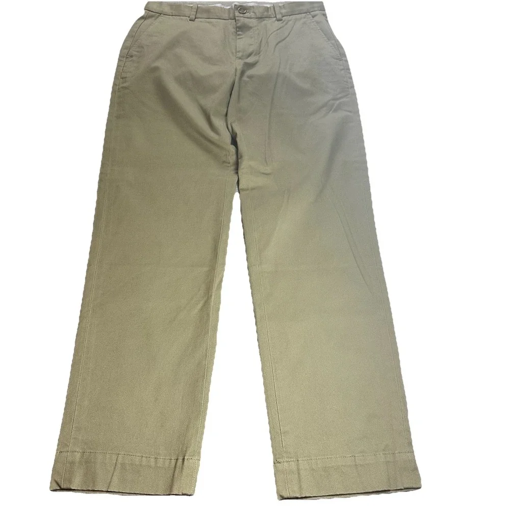 Brooks Brothers Khaki Dress Pants Olive Green Size 3432